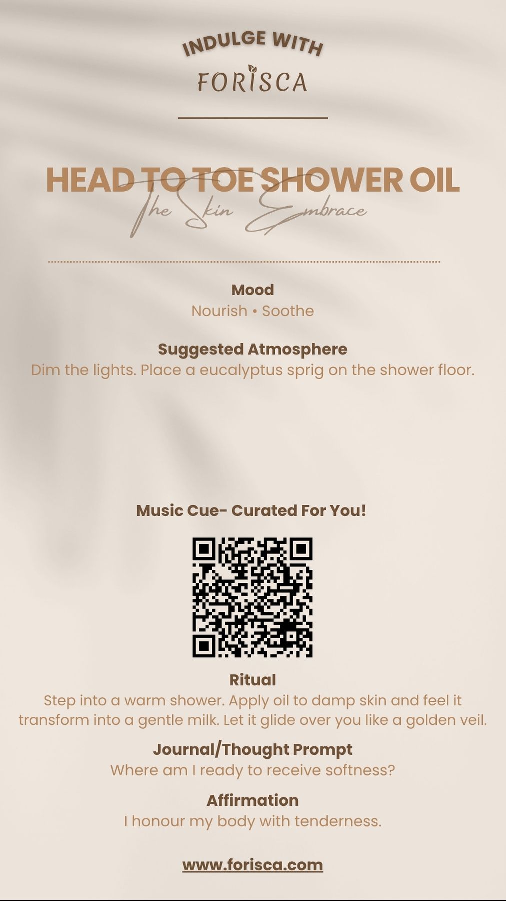 Head to Toe Shower Oil