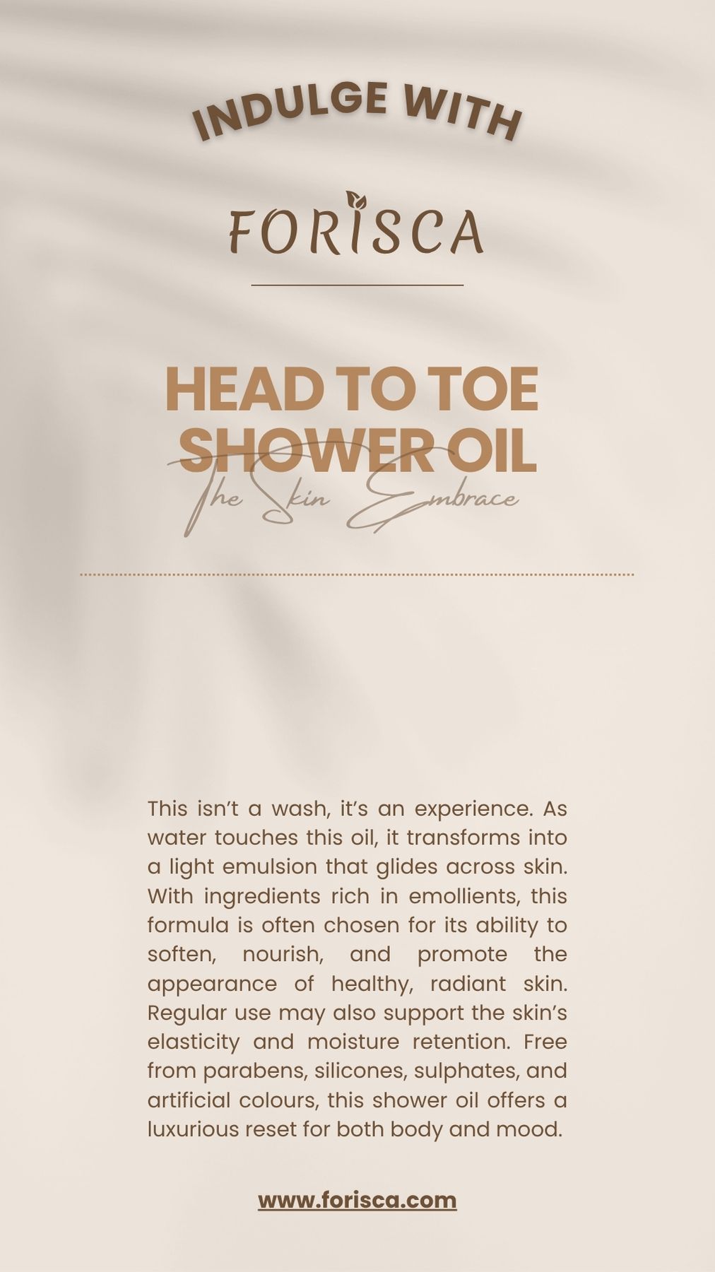 Head to Toe Shower Oil